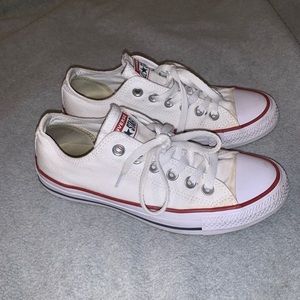 White Converse , size 7